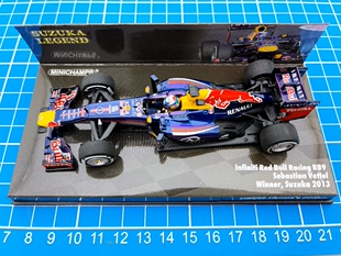 一物一拍 迷你切 F1 车模 1/43 2013 RB9 维特尔 日本