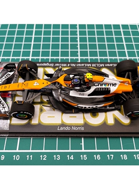 全新 SPARK F1 车模 1/43 2024 MCL38 诺里斯 新加坡 第1名