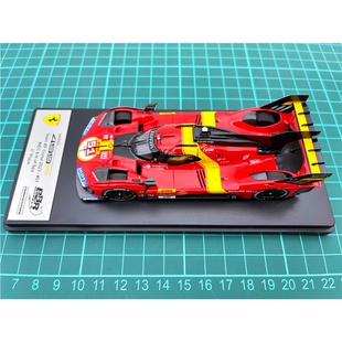 车模 全新 季 斯帕 BBR 499P 2023 Corse 军 WEC
