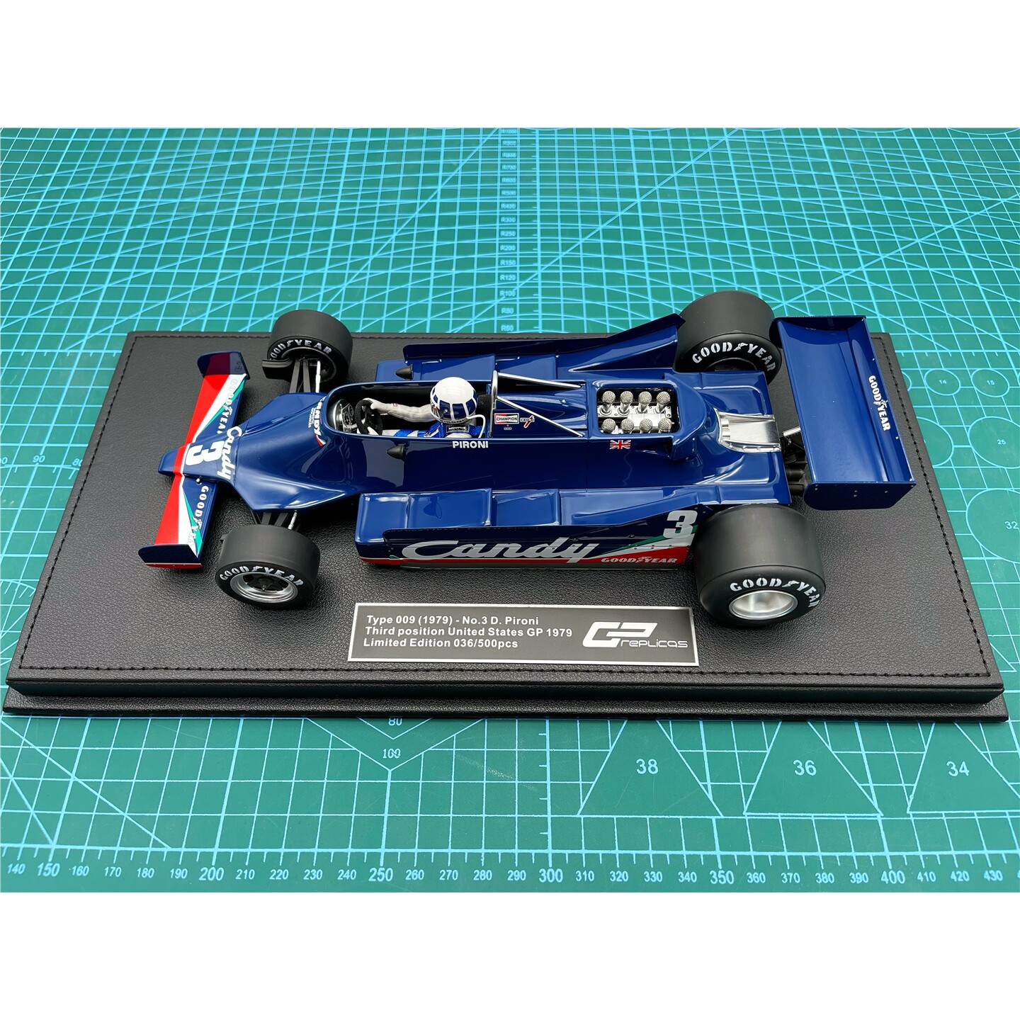 全新 GP Replicas F1 车模 1/18 1979 009 皮罗尼 美国 季军