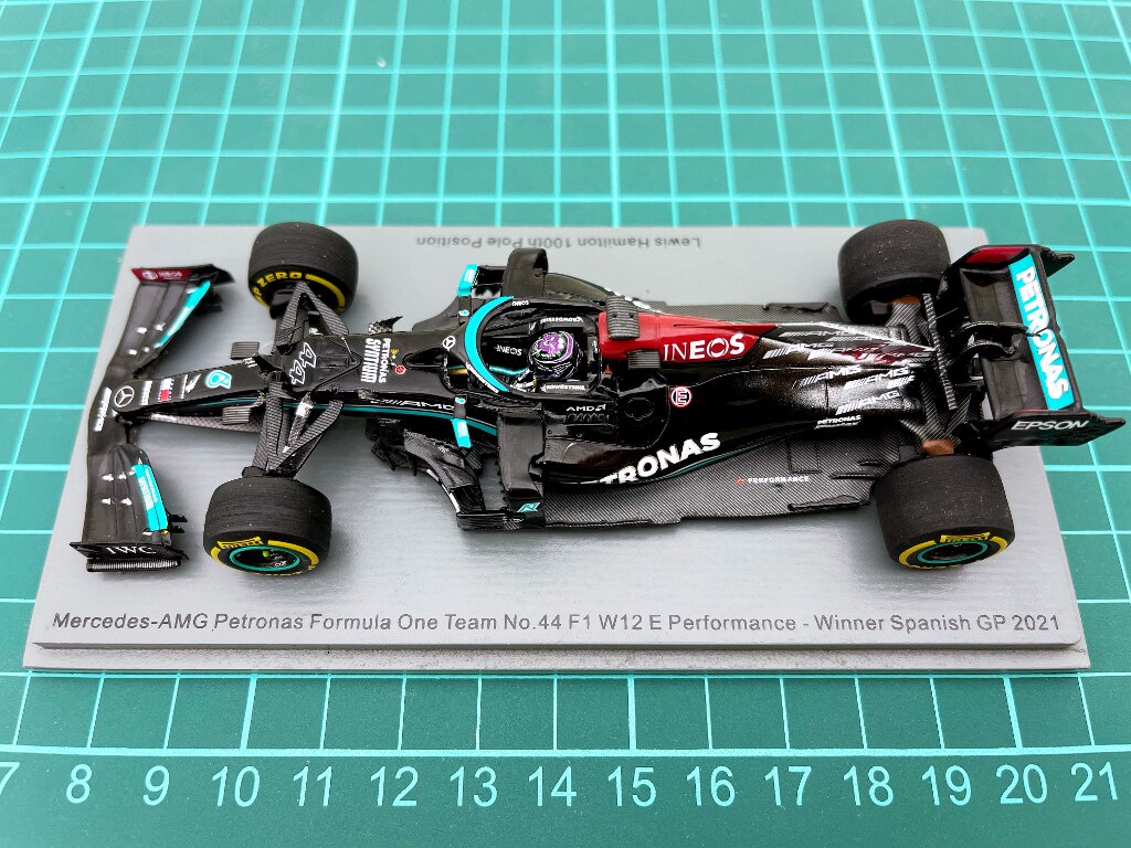 全新 spark f1 车模 1/43 2021 w12 汉密尔顿 西班牙 100杆