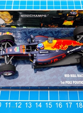 一物一拍 迷你切 F1 车模 1/43 2016 RB12 里卡多 摩纳哥 首杆