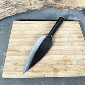 手工锻打杀猪刀厨房刀具分割刀剔骨刀弹簧钢菜刀杀羊剔肉刀放血刀