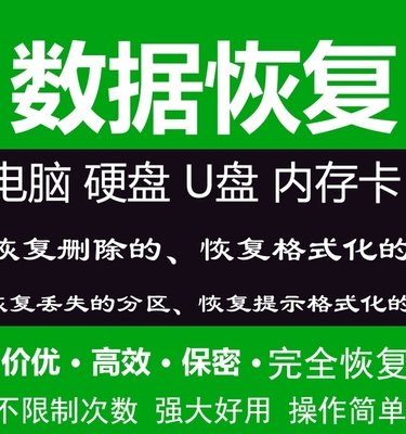 数据恢复软件电脑数据恢复服务找回移动硬盘文件恢复U盘丢失照片