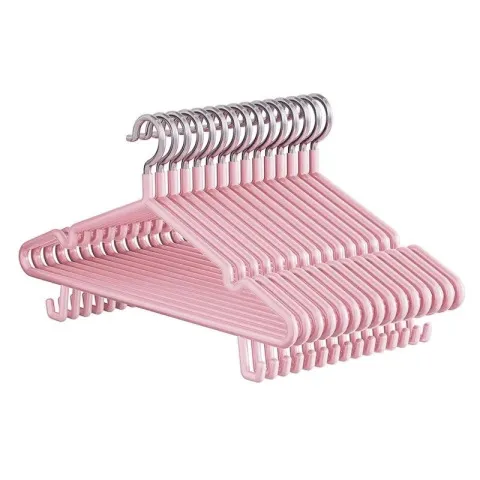 10家用防肩包衣撑子不锈钢晒衣服支装衣架无痕挂钩加粗防滑加粗