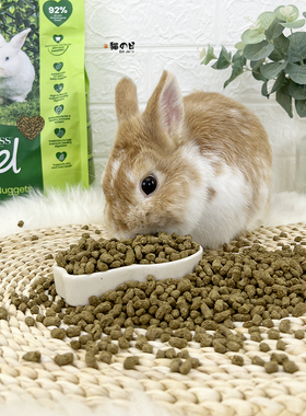 布格斯薄荷成兔粮500g分装英国Burgess益格幼兔饲料无糖非原包装