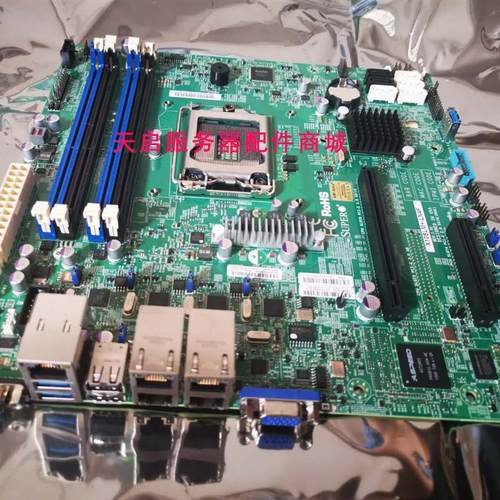 X10SLM+-LN4F主板 1150单路服务器小主板 4口千兆 可充新