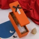 (Выберите и купите - дайте Rafia + Greeting Card) Emma Orange Gift Box + подарочная сумка