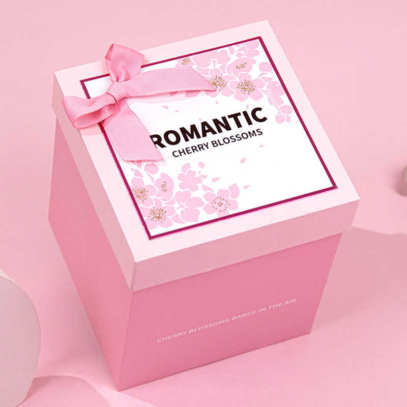 装水晶球礼盒包装盒空盒高级感送女生定制粉色礼品盒生日礼物盒fm