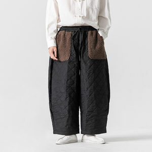 二四年加棉汉服唐装搭配新中式风棉裤 M到5XL K194 P85图片