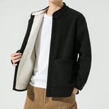 24年宽松加大码厚加绒布扣棉服风打底棉衣JK37P100，男装棉衣，电商B375