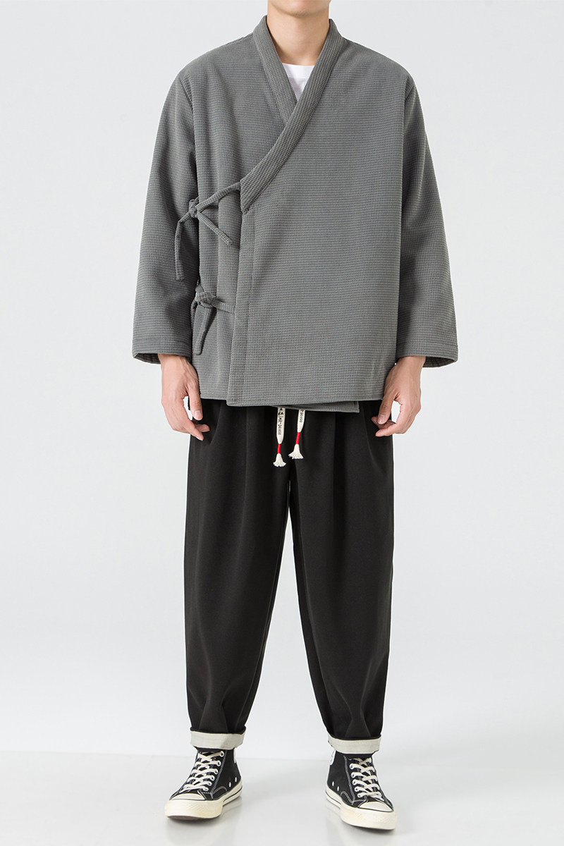 2024加大码宽松棉服加绒风汉服唐装外套开衫JK53P120,男装棉衣,电商B375