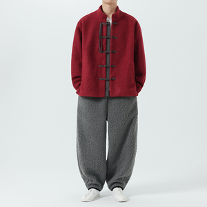 25加大码宽松立领中式古风日系潮唐装风棉衣 JK72 P125图片