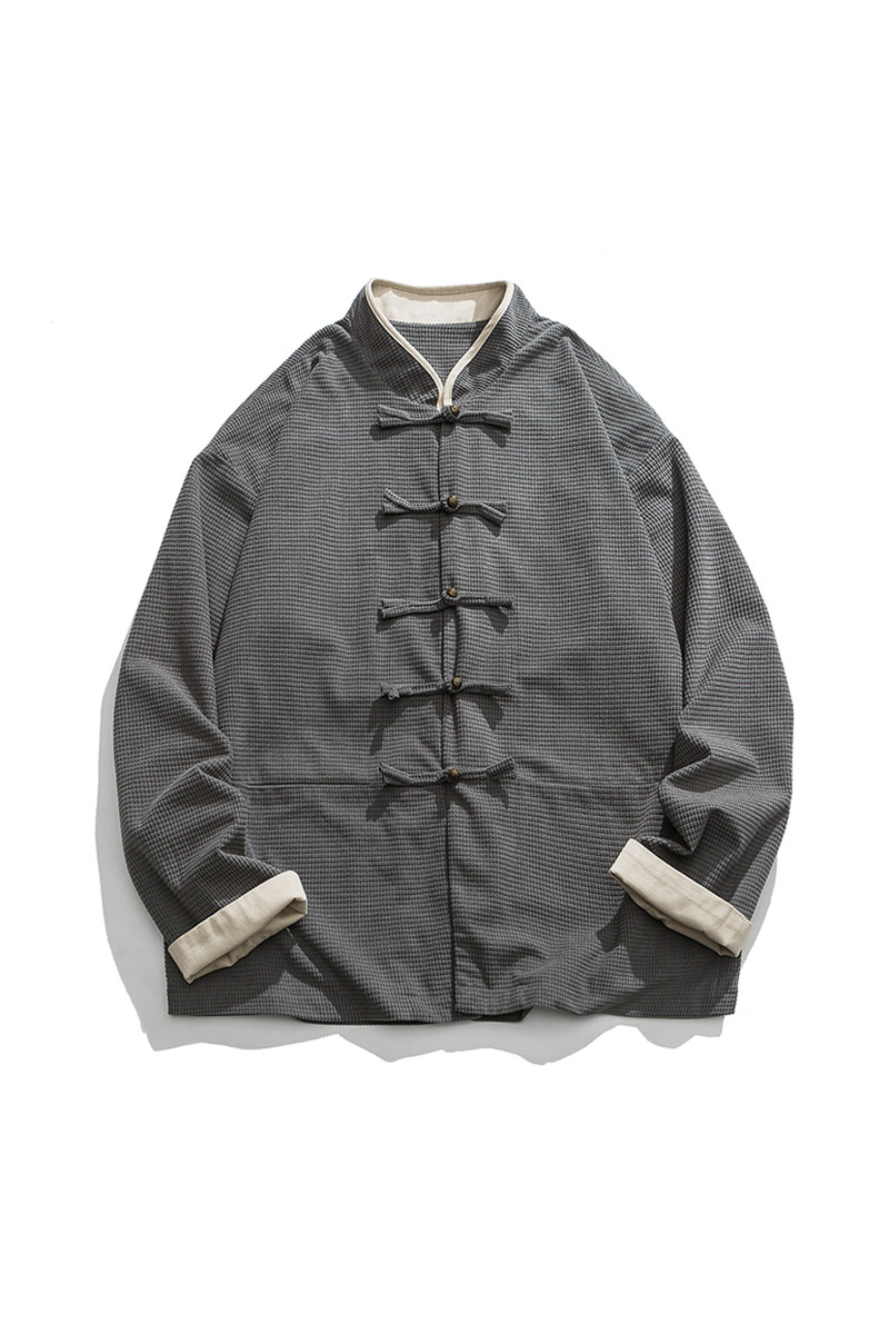 秋冬厚外套复古太极服汉服改良唐装风中式夹克JK47P100,男装夹克,电商B375