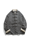 秋冬厚外套复古太极服汉服改良唐装风中式夹克JK47P100，男装夹克，电商B375