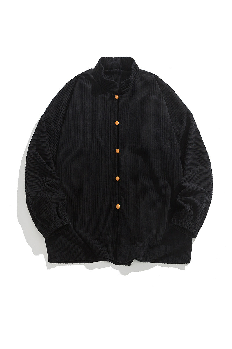 秋冬汉服唐装插袋复古条绒夹克风外套有大码JK61P95,男装夹克,电商B375