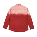 中厚水洗纯棉立领复古渐变做旧风夹克汉服唐装JK78P110，男装夹克，电商B375