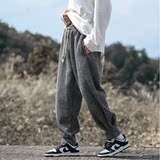 24冬复古做旧太极裤宽松灯笼裤风汉服搭配休闲裤K01P70，男装休闲裤，电商B375