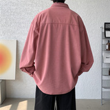 2024汉服春夏打底新中式复古布衣盘扣风长袖衬衫C53F50，男装T恤，电商B375