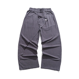 夏季店主风麻料门襟太极裤汉服平铺图新中式休闲裤K150F75，男装民族服装，电商B375