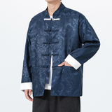 秋汉服男女通穿立领太极户外工装港风风夹克JK79P95，男装夹克，电商B375