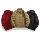 24年新中式布扣复古汉服平铺图实物图风棉衣JK71P130，男装棉衣，电商B375