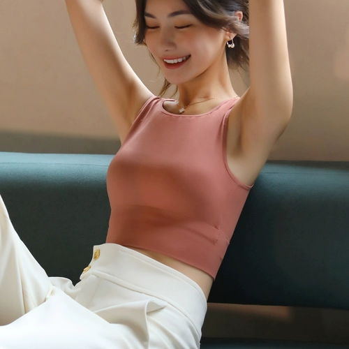 Tide, спортивная майка топ без рукавов, базовый топ с чашечками, делается под заказ, для маленькой груди