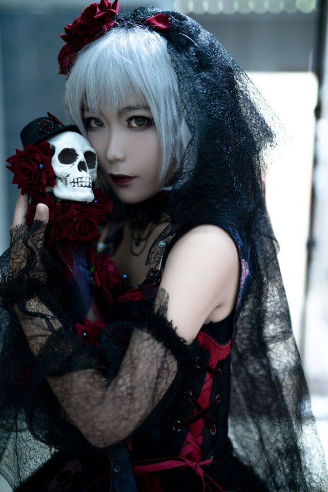 预售订金【吟骨之歌】原创哥特风lolita 暗黑系刺绣柄图