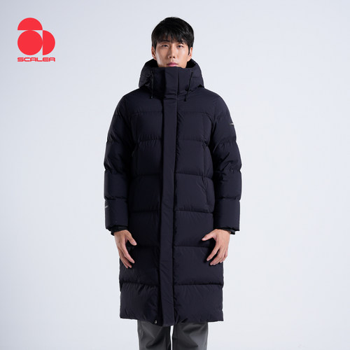 思凯乐26冬季长款防风保暖鹅绒服