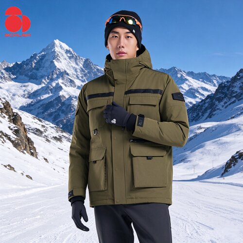 思凯乐户外商务防风保暖羽绒服