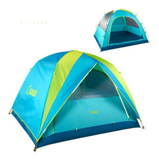 SCALER/思凯乐Z6423025户外登山野营帐篷3人多人双层风景线VII