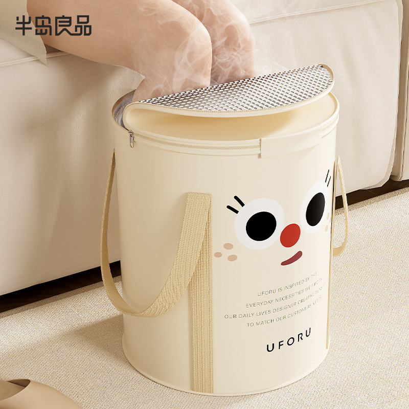 泡脚桶家用可折叠过膝恒温宿舍冬天洗泡脚养生熏蒸去湿气足浴盆Y