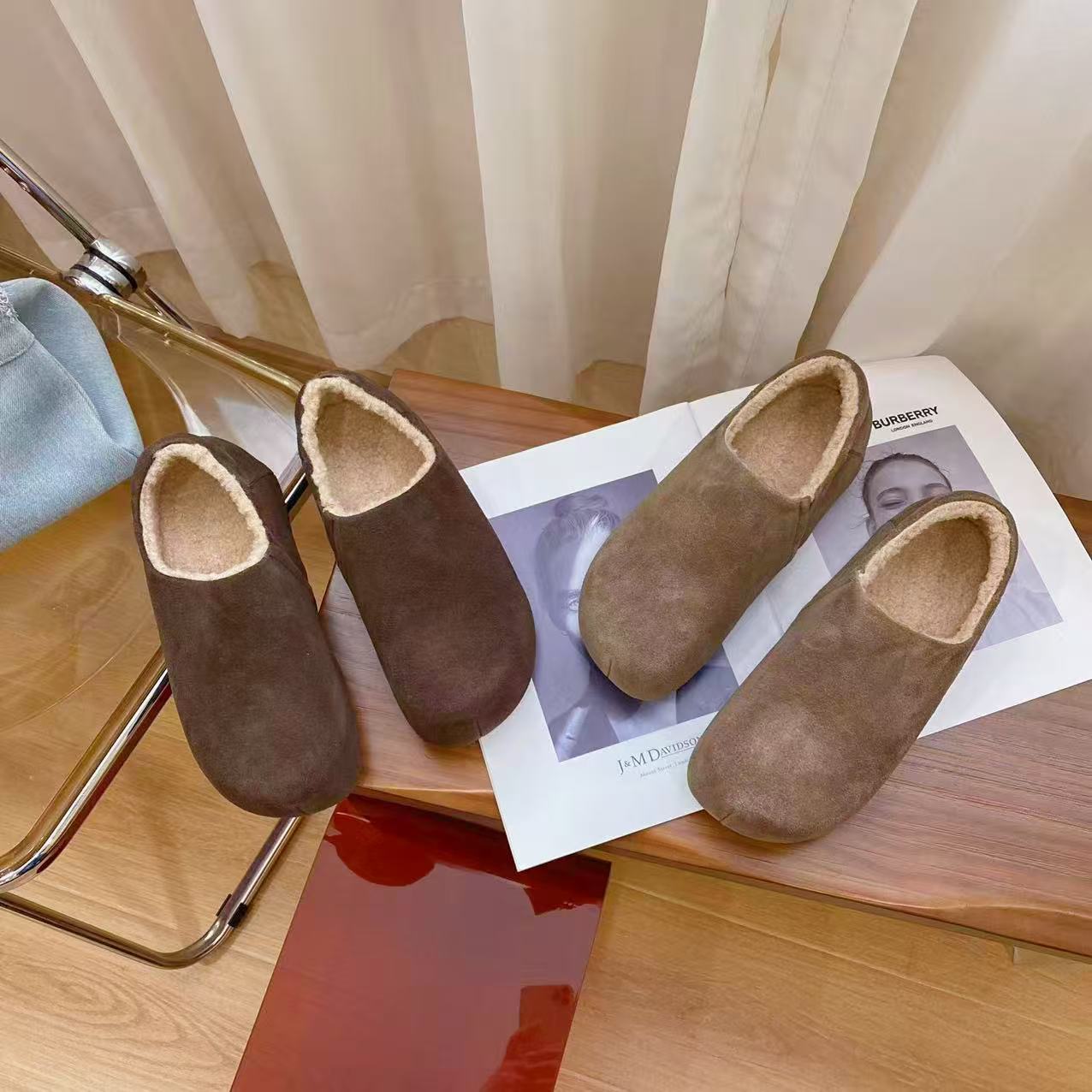 韩版真皮时尚休闲运动鞋女