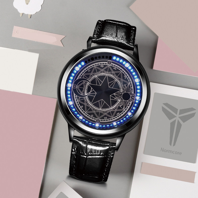 Magic Card girl periphery Wood based Cardcaptor Sakura comic Quadratic element led Touch screen waterproof watch studentin the Play mode/Anime/Periphery/cos/Board games , Cartoon/Animation around , Anime watch/Necklace/Accessories  category - from Buy2taobao.com to provide professional Taobao agent buy service
