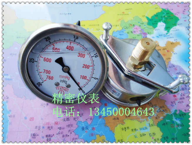 轴向支架耐震真空表