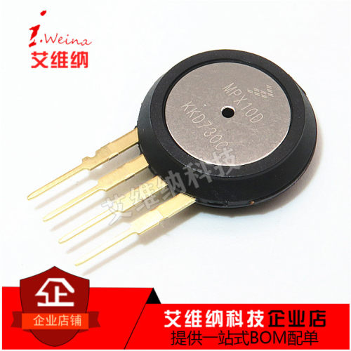MPX10D 直插 压阻式变送器 无补偿压力传感器 SIP-4 全新原装进口