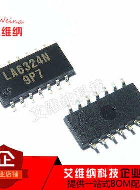 全新原装进口 LA6324N 贴片SOP-14 四路运算放大器 LA6324
