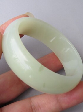 青白玉手镯内径53.5MM