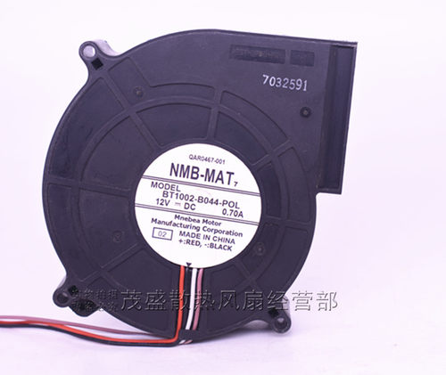 原装NMB鼓风机BT1002-B044-00S DC12V 0.70A 10CM投影机涡轮风扇