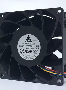 原装台达 8038 12V 2.34A PWM温控 服务器暴力散热风扇TFB0812UHE
