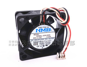原装正品 NMB 4厘米1606KL-05W-B59 24V 0.08A双滚珠三线测速风扇