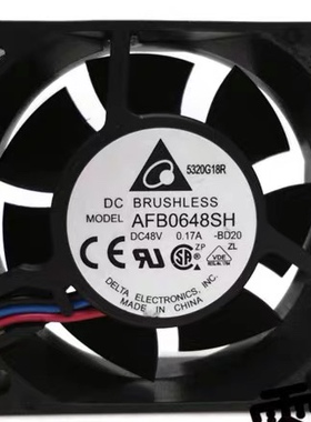 原装正品台达AFB0648SH 6025 48V 0.17A 6CM/厘米 交换机散热风扇