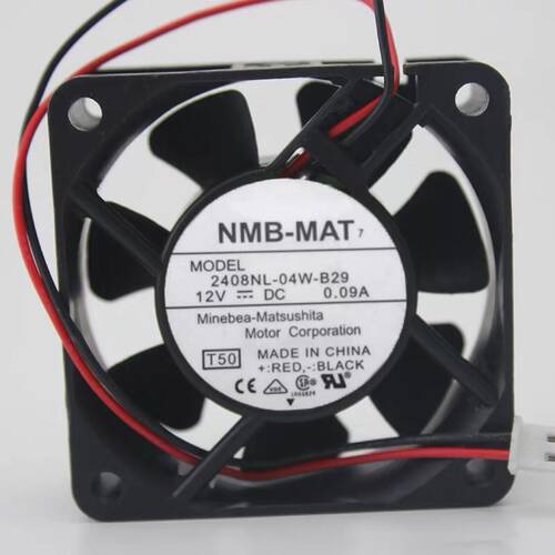 NMB-MAT 2408NL-04W-B29/20 12V 0.09A 6020 6CM 3线风扇