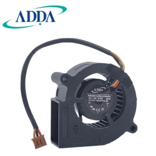 全新ADDA AB05012DX200600 12V 0.15A明基投影机投影仪鼓风机风扇