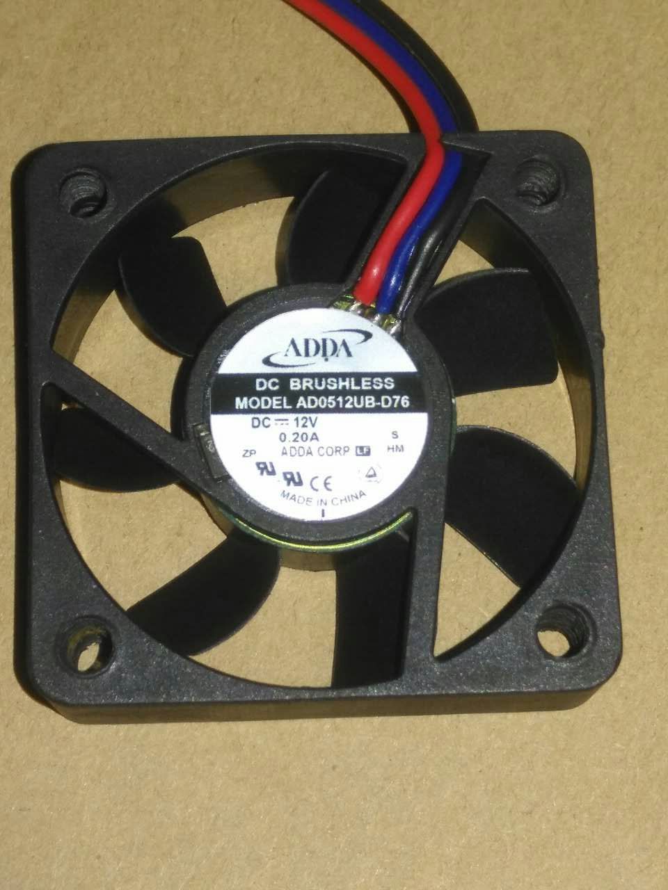 AD5012UX-D76 AD5012UB-D76 原装5015 12V 0.20A 三线 散热风扇