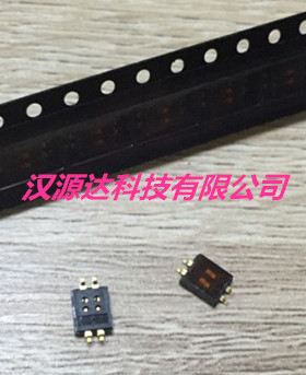 圆达DIP DHNF-02F-T-V-T/R 拨码开关2位 贴片1.27mm 琴键式编码