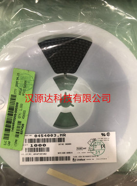 贴片陶瓷保险丝 0454003.MR 1808 LF T3A 125V 6*2.5MM 2410