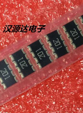 CN2B4TTE201J KOA贴片排阻 1206X4 200R 200欧 5% 8P4R 丝印 201