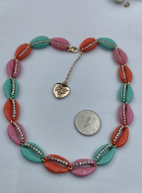 青岛外贸饰品老货微瑕疵短款锁骨链项链