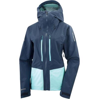 Salomon萨洛蒙 MTN Gore-Tex 3L 防水透气女士户外冲锋衣夹克外套
